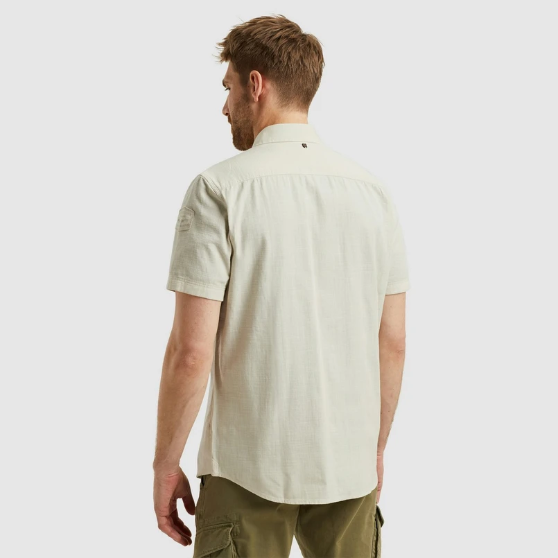 PME Legend Heren Overhemd Psis2503242 OFF-WHITE