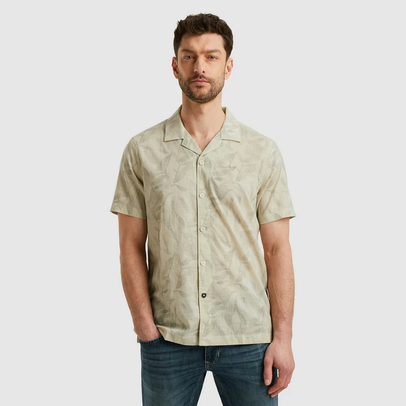 PME Legend Heren Overhemd Psis2504202 OFF-WHITE