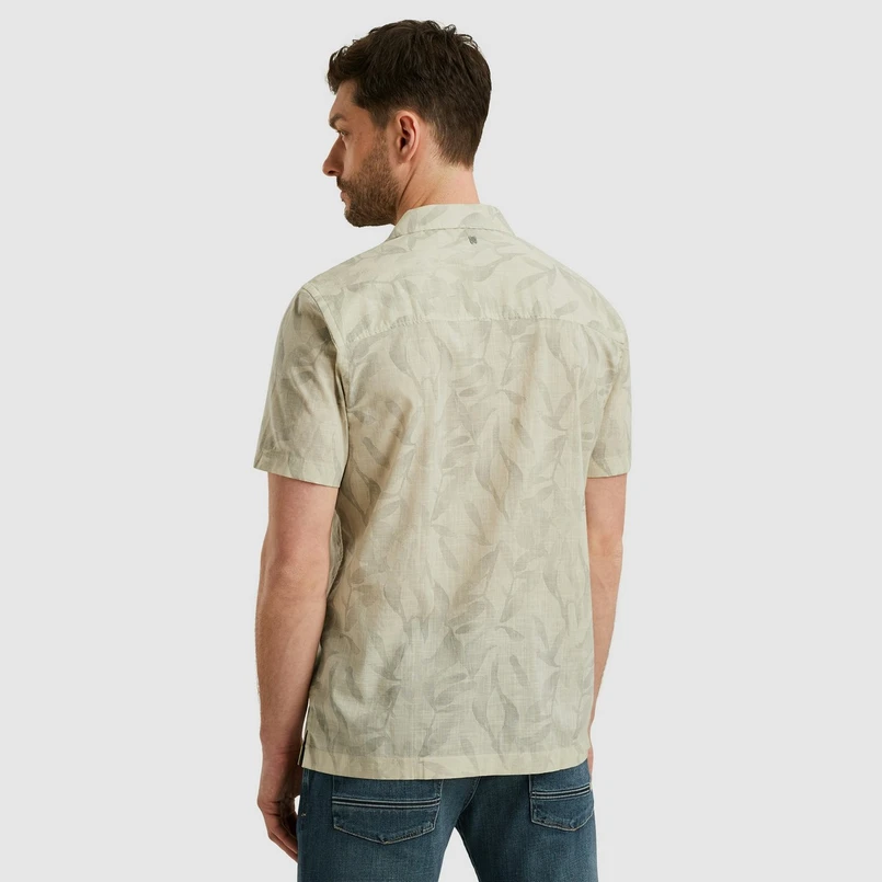 PME Legend Heren Overhemd Psis2504202 OFF-WHITE