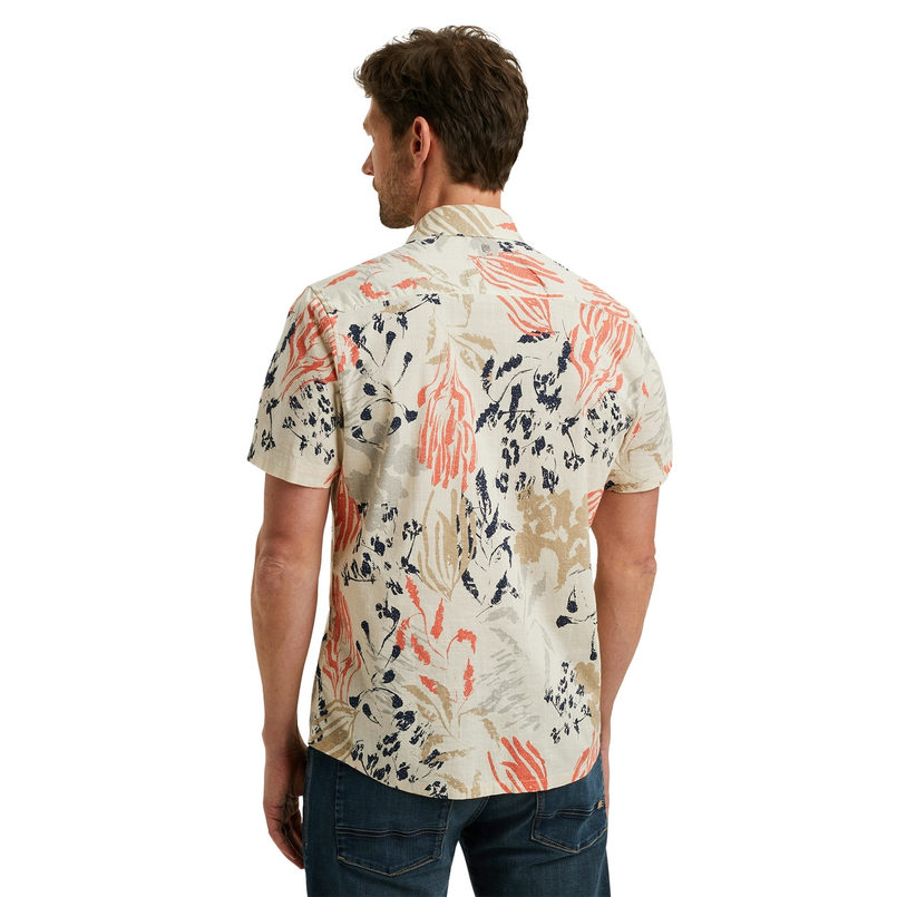 PME Legend Heren Overhemd Psis2504204 OFF-WHITE