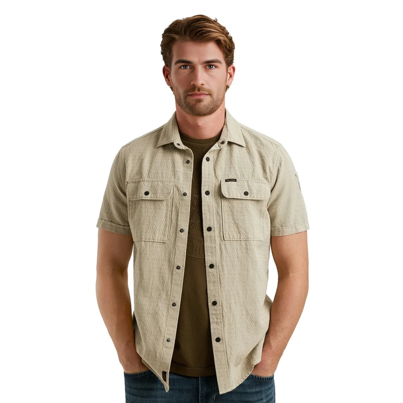 PME Legend Heren Overhemd Psis2504220 Groen