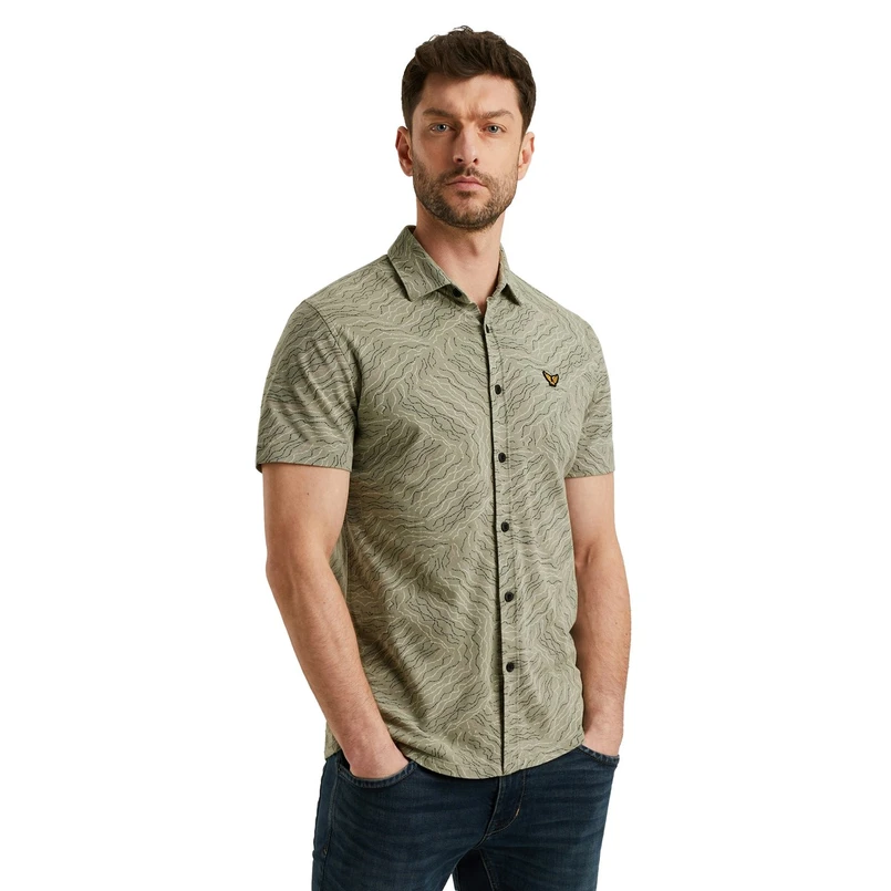 PME Legend Heren Overhemd Psis2505229 Groen