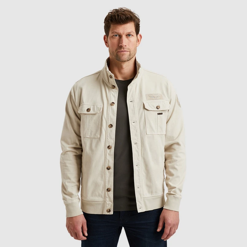PME Legend Heren Overhemd Psw2502479 OFF-WHITE