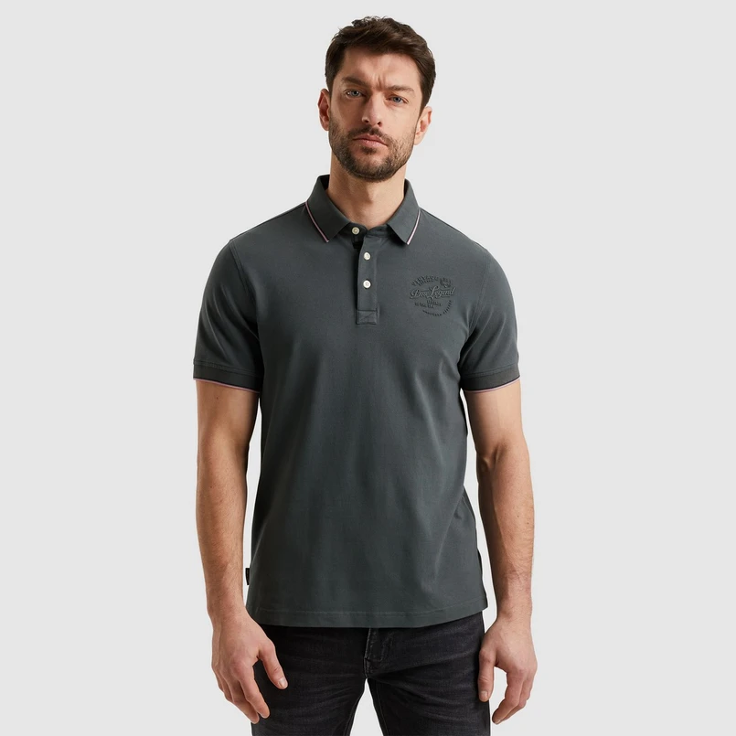 PME Legend Heren Polo Mppss2504867 Antraciet