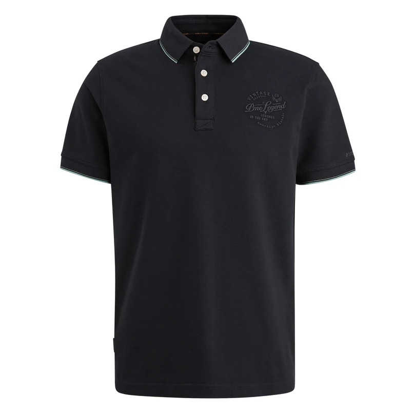 PME Legend Heren Polo Mppss2504867 Navy
