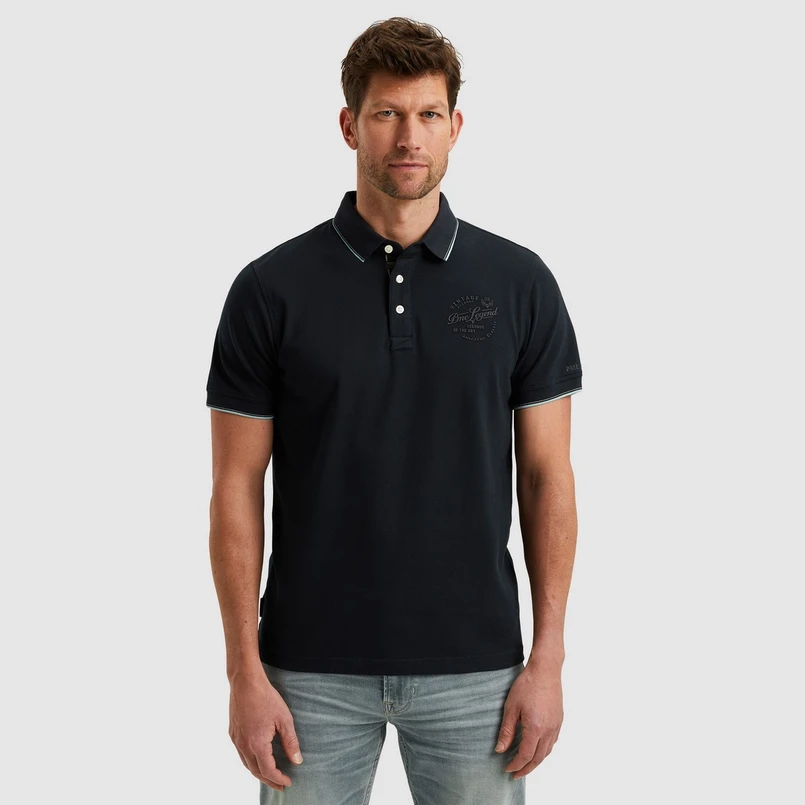 PME Legend Heren Polo Mppss2504867 Navy