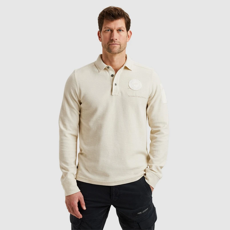 PME Legend Heren Polo Pps2502804 OFF-WHITE