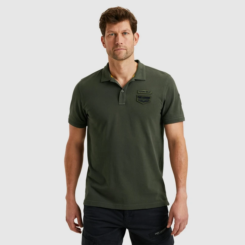 PME Legend Heren Polo Ppss2502851 Olijf