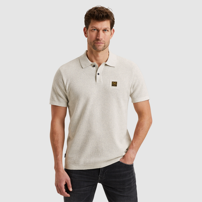 PME Legend Heren Polo Ppss2502853 Lichtgrijs