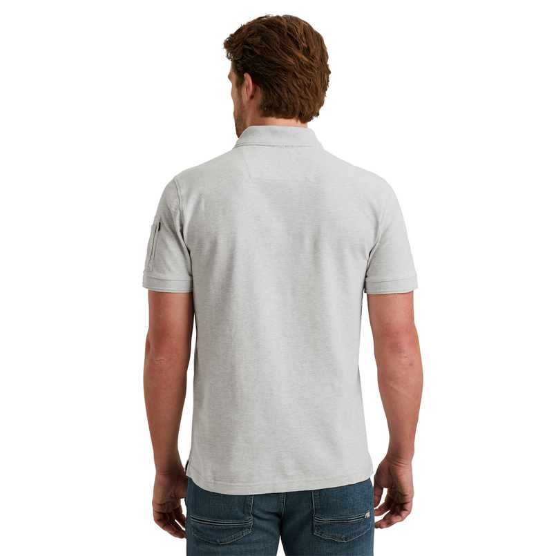 PME Legend Heren Polo Ppss2502899 Grijs dessin