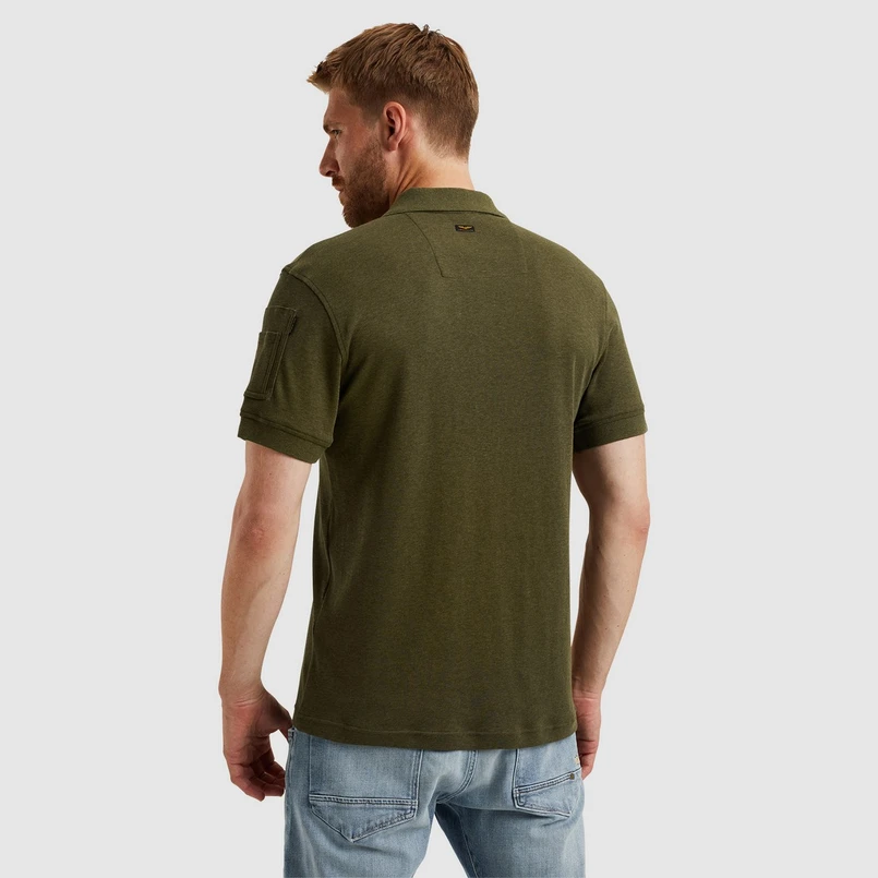 PME Legend Heren Polo Ppss2503857 Midden bruin
