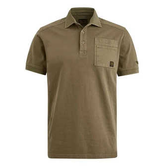 PME Legend Heren Polo Ppss2503861 Midden bruin