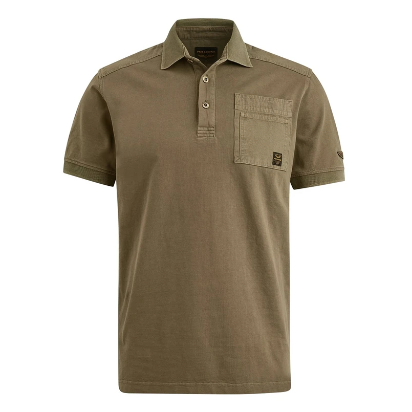 PME Legend Heren Polo Ppss2503861 Midden bruin