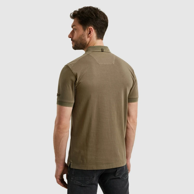 PME Legend Heren Polo Ppss2503861 Midden bruin