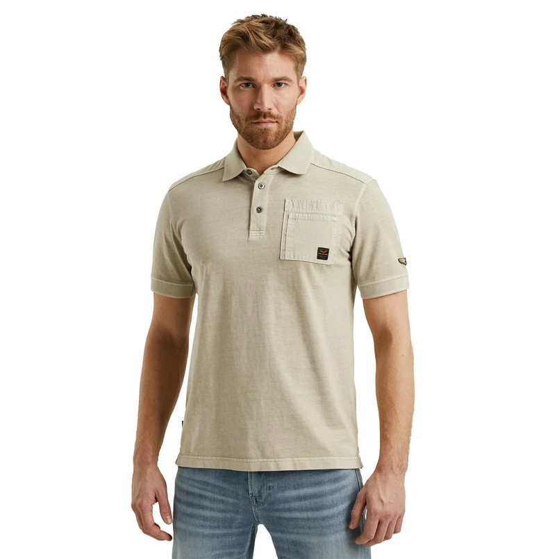 PME Legend Heren Polo Ppss2503861 OFF-WHITE