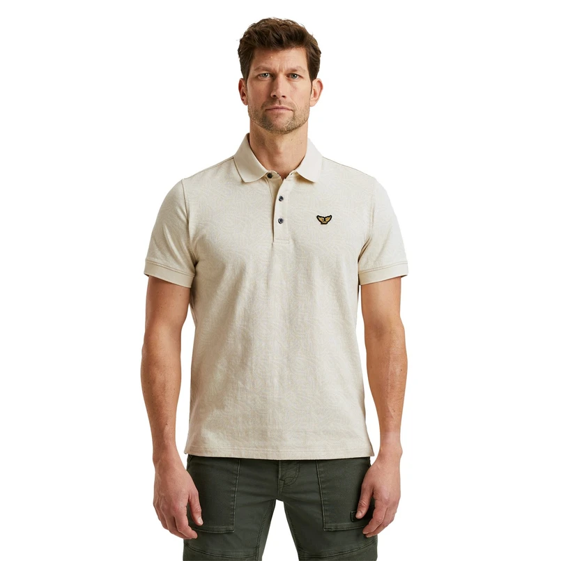PME Legend Heren Polo Ppss2503883 OFF-WHITE