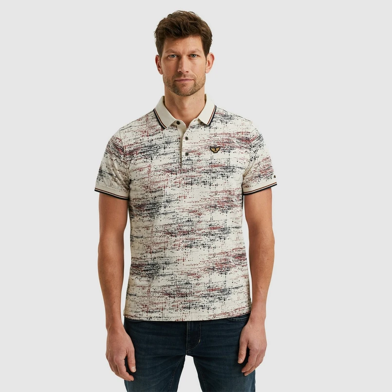PME Legend Heren Polo Ppss2503894 OFF-WHITE