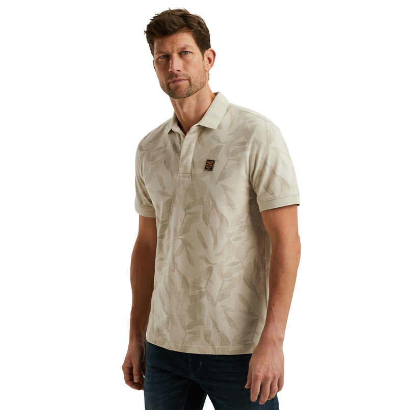 PME Legend Heren Polo Ppss2504851 OFF-WHITE