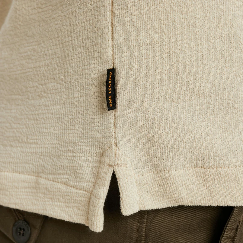 PME Legend Heren Polo Ppss2504865 OFF-WHITE