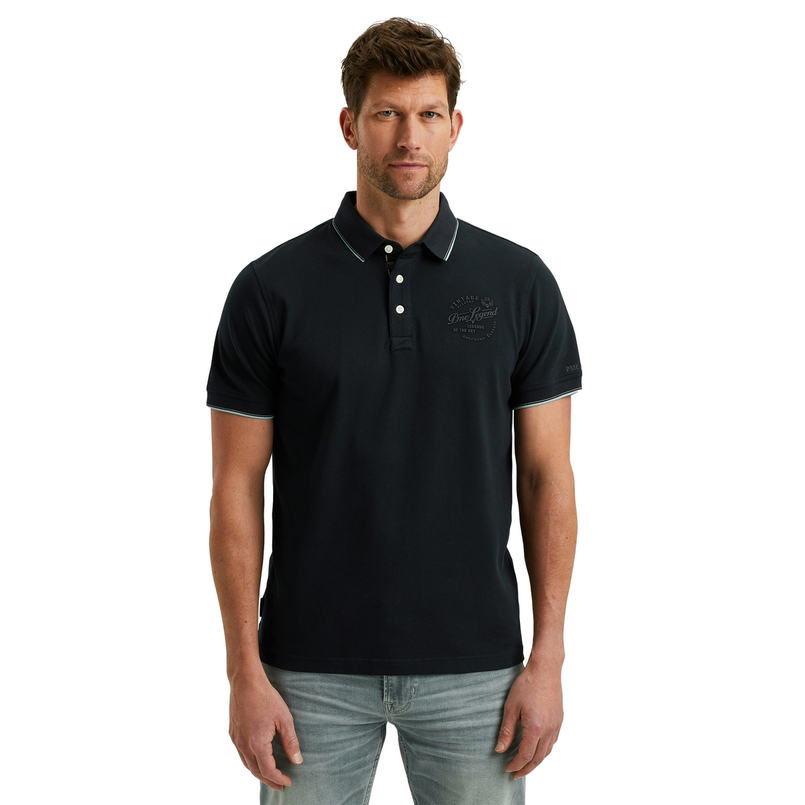 PME Legend Heren Polo Ppss2504867 Navy