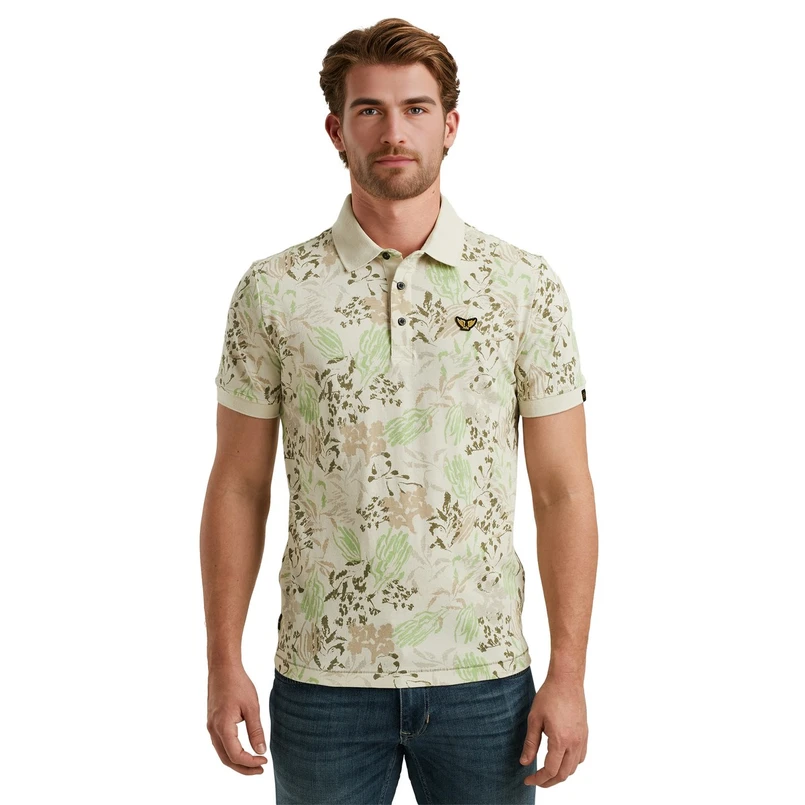 PME Legend Heren Polo Ppss2504879 OFF-WHITE