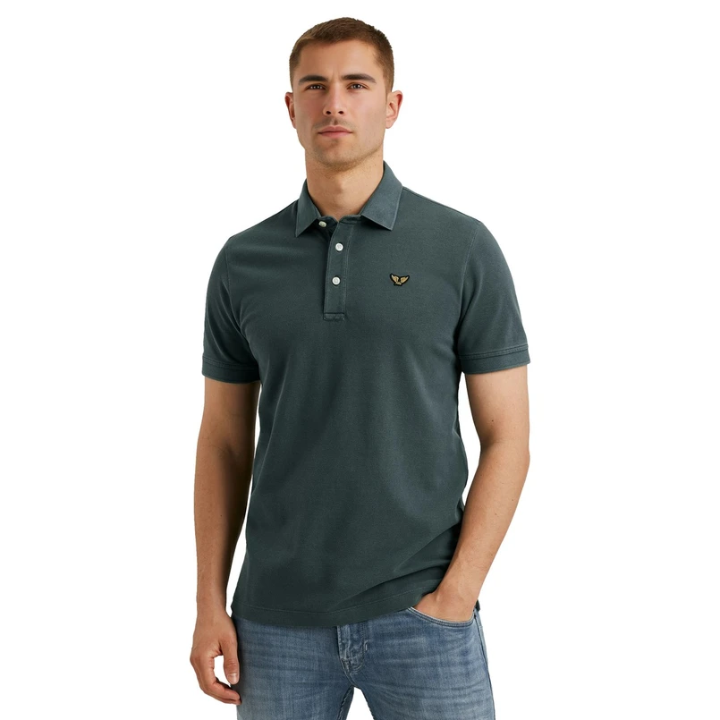 PME Legend Heren Polo Ppss2505850 Antraciet
