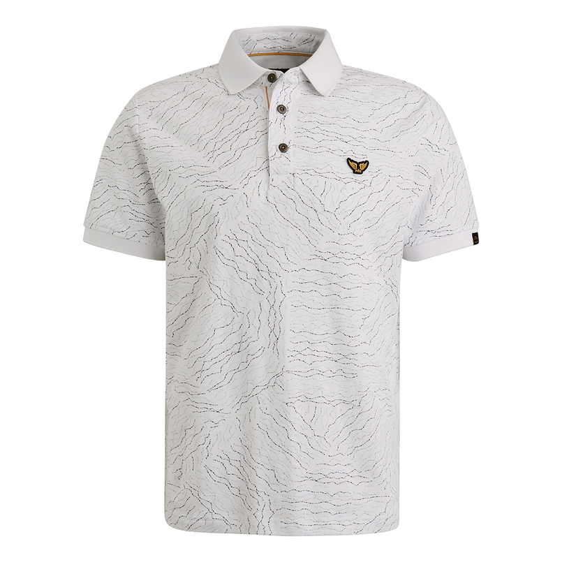PME Legend Heren Polo Ppss2505859 WIT DESSIN