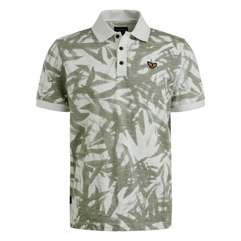 PME Legend Heren Polo Ppss2505871 WIT DESSIN