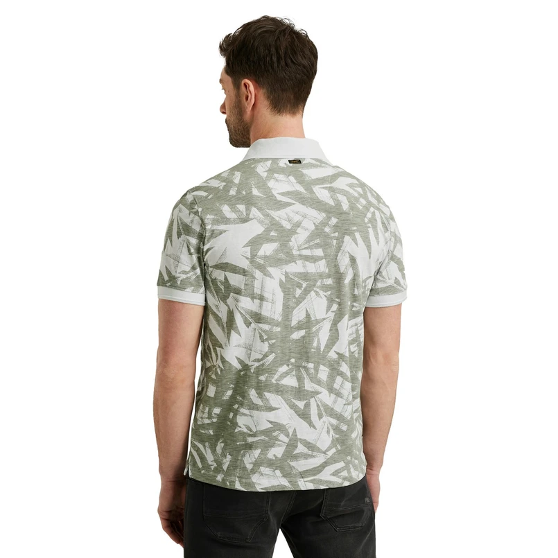 PME Legend Heren Polo Ppss2505871 WIT DESSIN