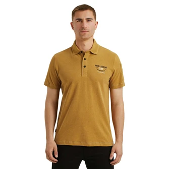 PME Legend Heren Polo Ppss2506889 Midden bruin