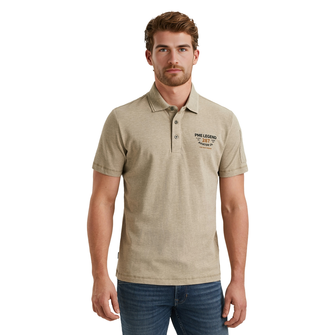PME Legend Heren Polo Ppss2506889 Midden bruin