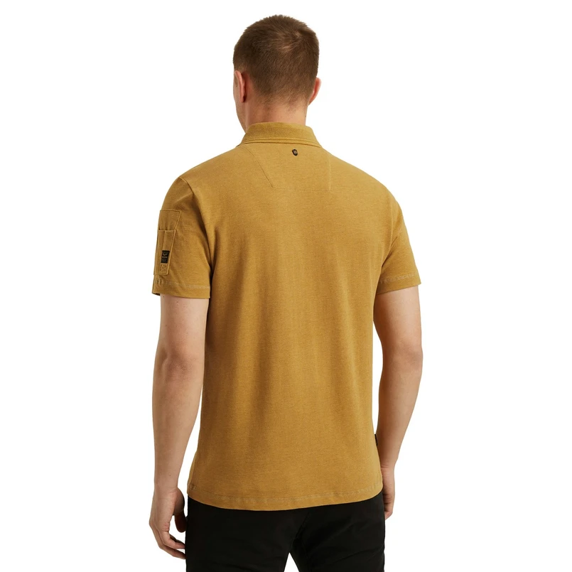 PME Legend Heren Polo Ppss2506889 Midden bruin