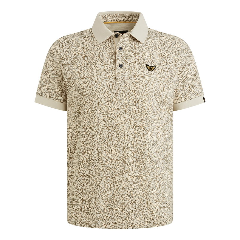 PME Legend Heren Polo Ppss2506893 Ecru