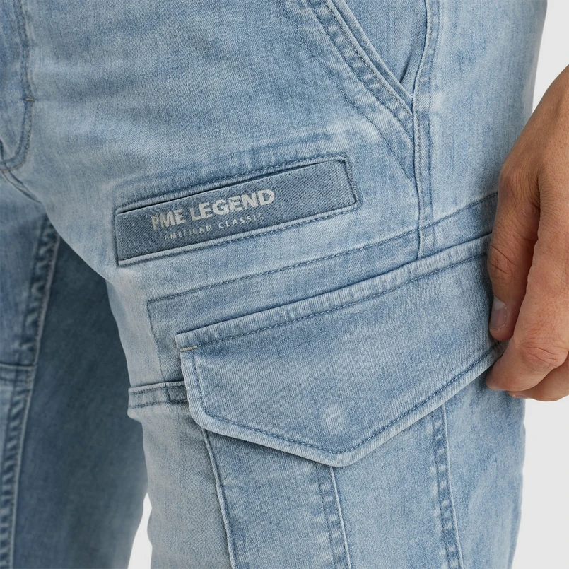 PME Legend Heren Short Psh2503793 Mid blue denim