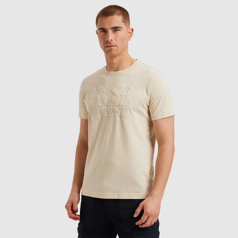 PME Legend Heren T-shirt Mptss2504592 OFF-WHITE