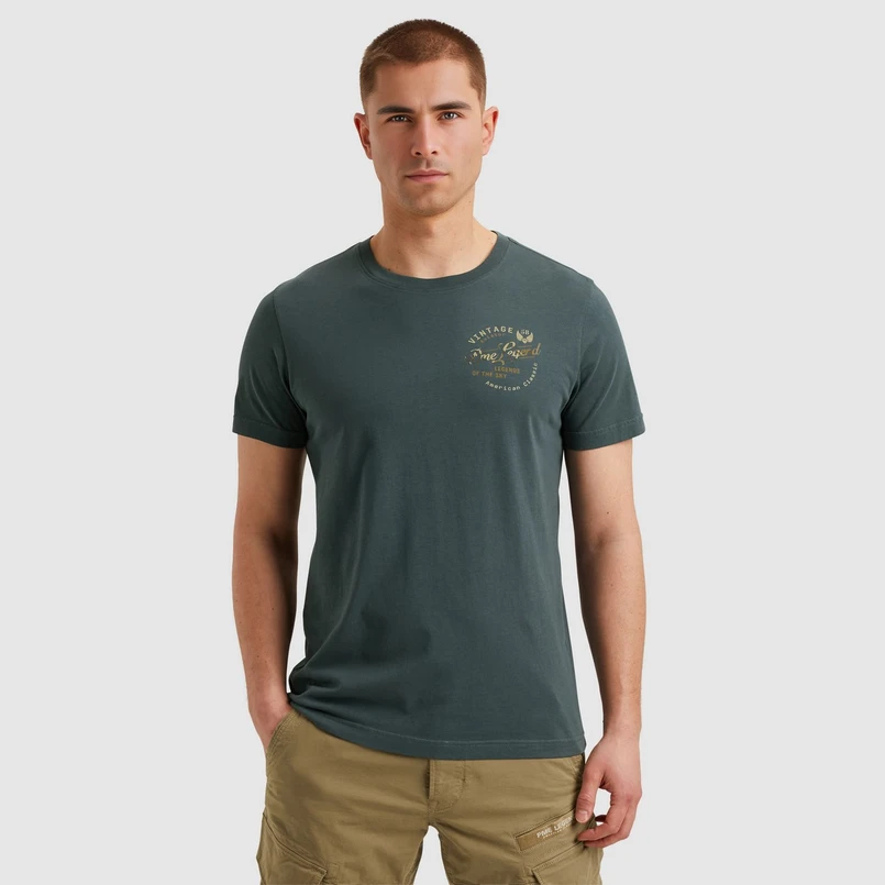 PME Legend Heren T-shirt Mptss2504596 Antraciet