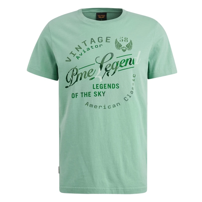 PME Legend Heren T-shirt Mptss2504596 Bleu