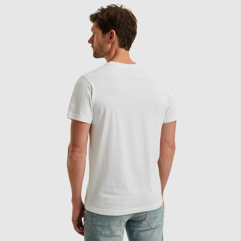 PME Legend Heren T-shirt Mptss2504596 WIT DESSIN
