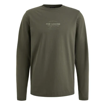 PME Legend Heren T-shirt Pts2502581 Olijf