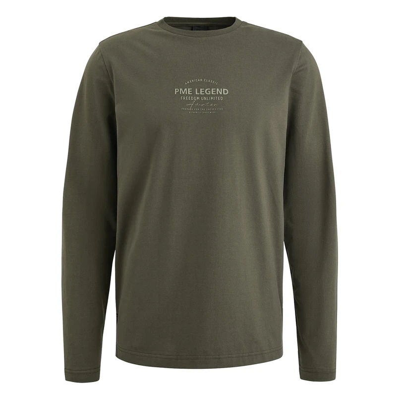 PME Legend Heren T-shirt Pts2502581 Olijf