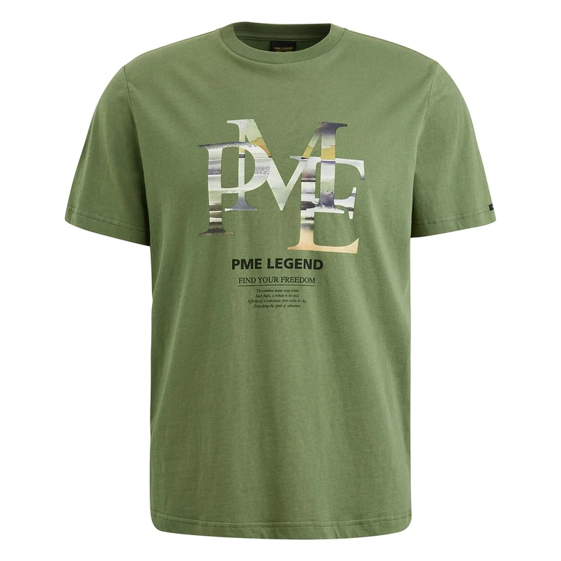 PME Legend Heren T-shirt Ptss2502551 Groen