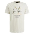 PME Legend Heren T-shirt Ptss2502551 OFF-WHITE