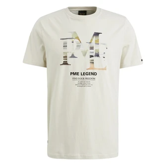 PME Legend Heren T-shirt Ptss2502551 OFF-WHITE