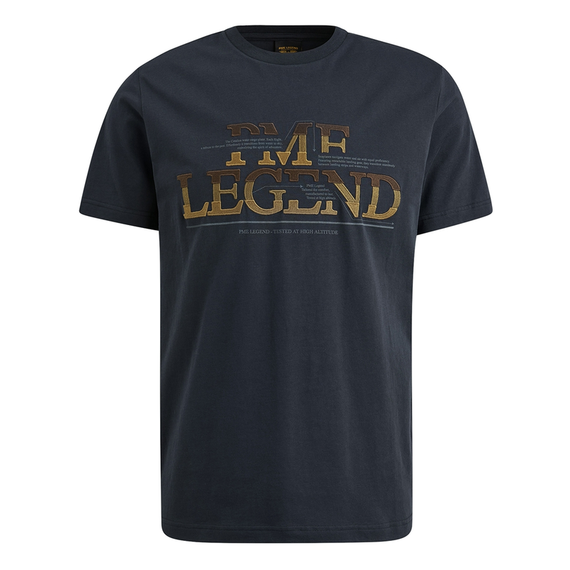 PME Legend Heren T-shirt Ptss2502553 Navy
