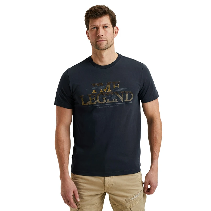 PME Legend Heren T-shirt Ptss2502553 Navy