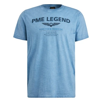 PME Legend Heren T-shirt Ptss2502555 Bleu