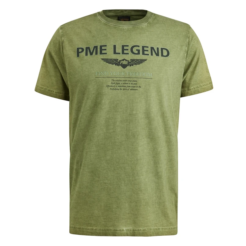 PME Legend Heren T-shirt Ptss2502555 Groen