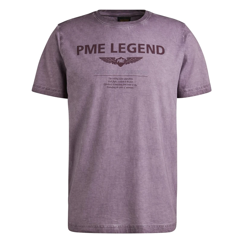 PME Legend Heren T-shirt Ptss2502555 Paars
