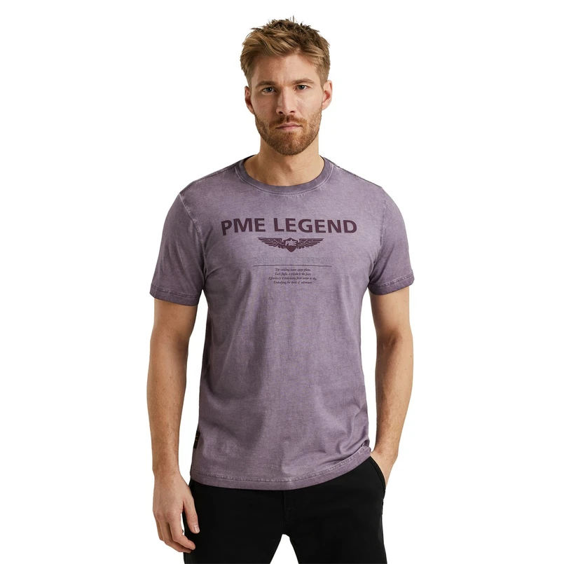 PME Legend Heren T-shirt Ptss2502555 Paars