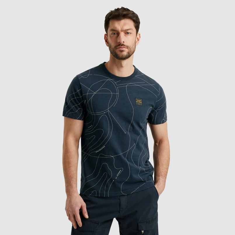 PME Legend Heren T-shirt PTSS2502561 Navy